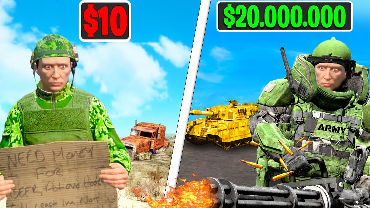 Soldat SARAC vs BOGAT in GTA 5 RP!