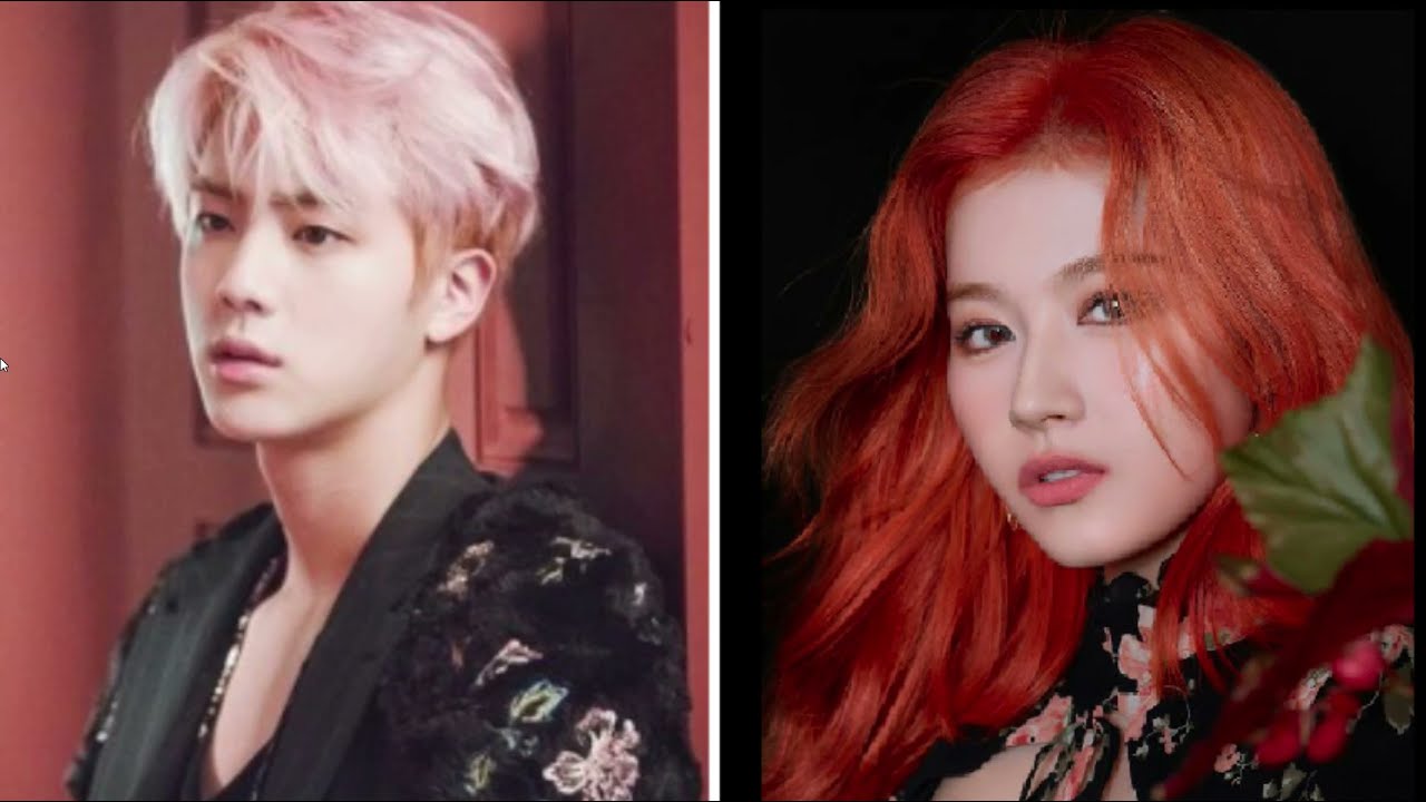 Bts JIN AND Twice SANA MOMENTS
