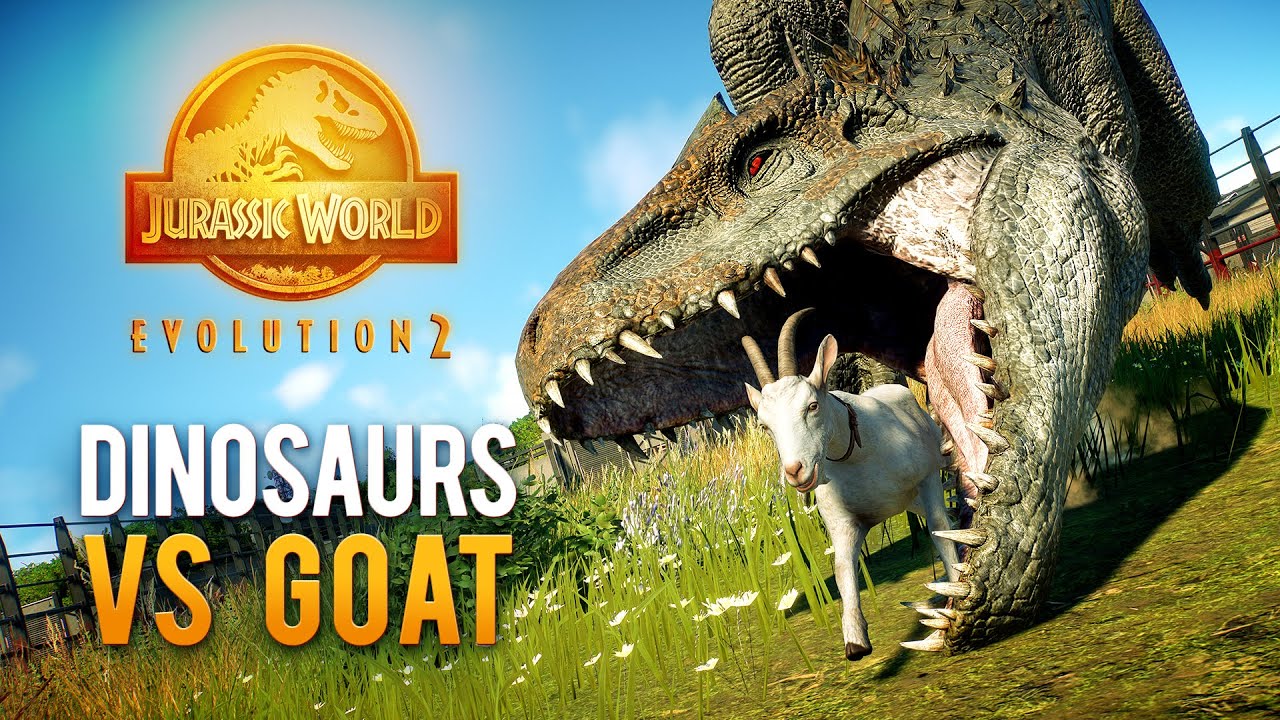 ALL CARNIVORES EATING A GOAT - Jurassic World Evolution 2 | 4K 60 fps