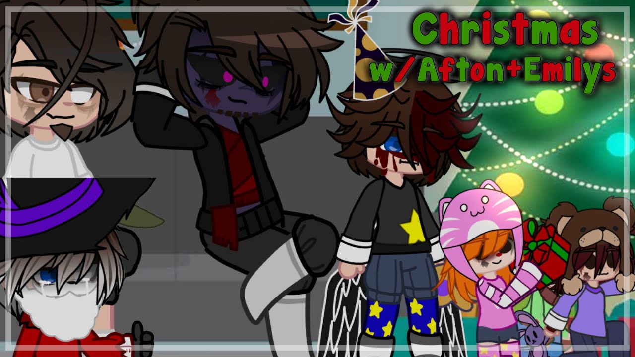Christmas with the Aftons and Emily’s || {Christmas special} || Very late- || new designs || FNaF