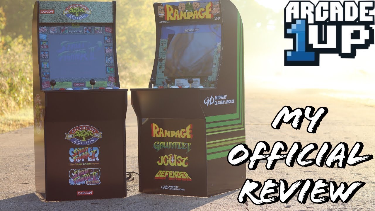 Arcade 1Up Rampage and Street Fighter II Cabinet Reviews!