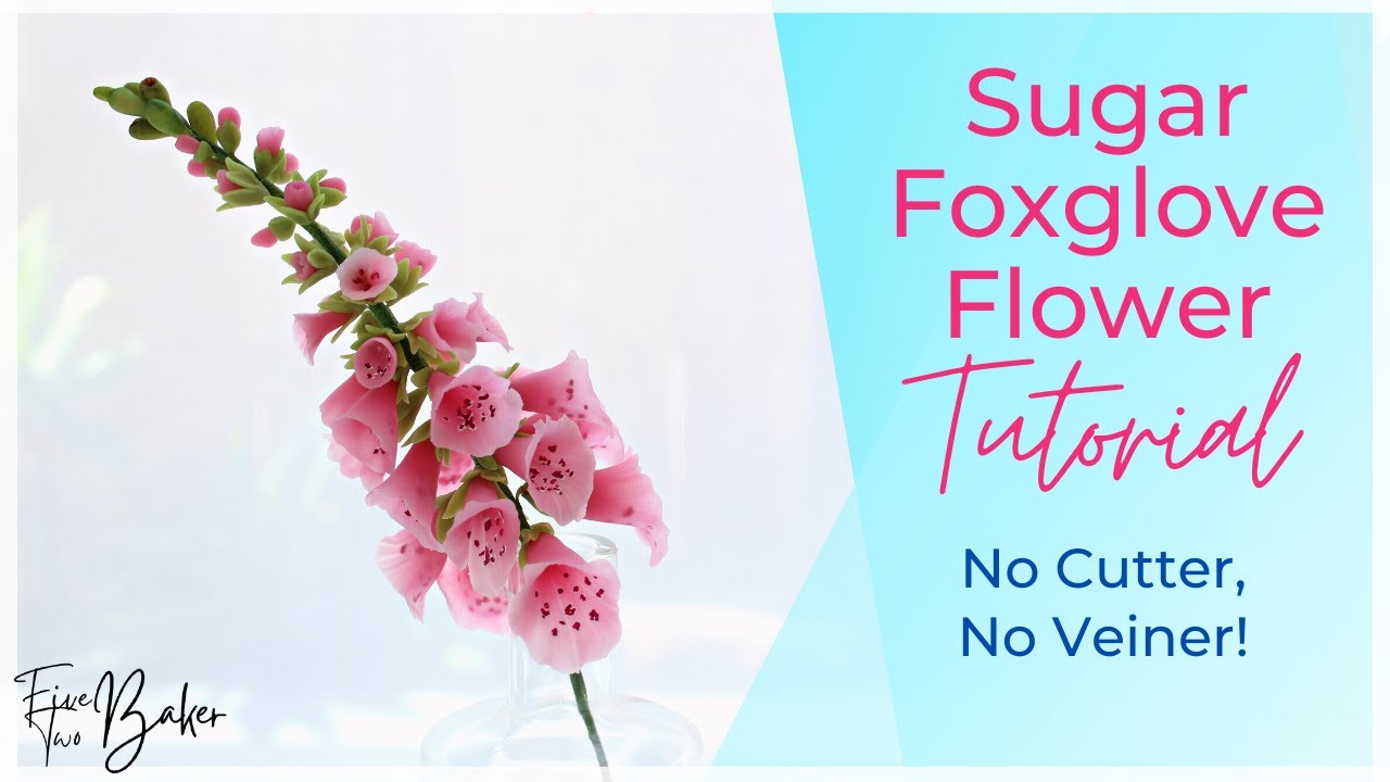 Tutorial de Flor de Az&uacute;car Dedalera ⎸ Flores Hechas a Mano ⎸ Como Hacer Flores de Acuchar