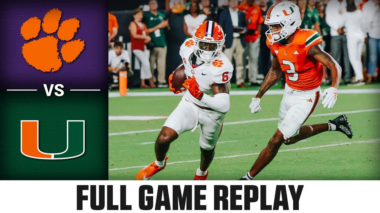 Clemson vs. Miami Full Game Replay | 2023 ACC Football