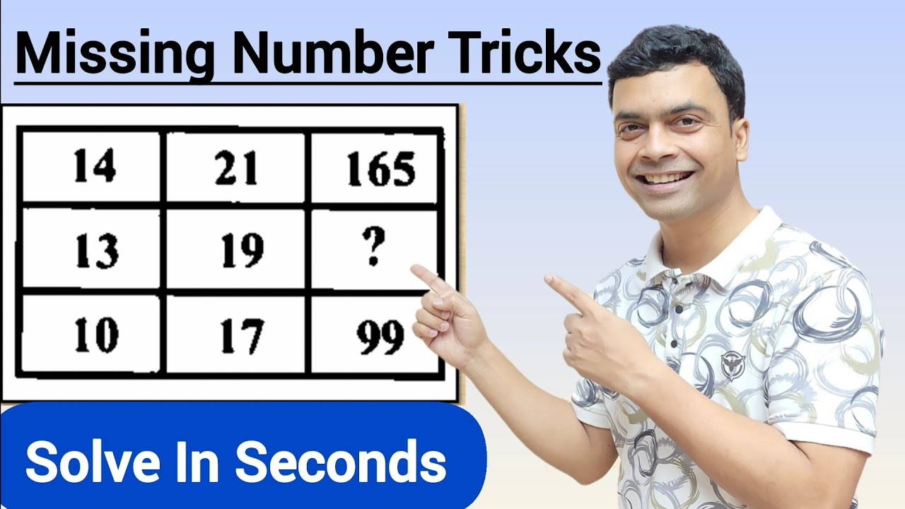 Missing Number Tricks | Reasoning Tricks | Maths Tricks | imran sir maths