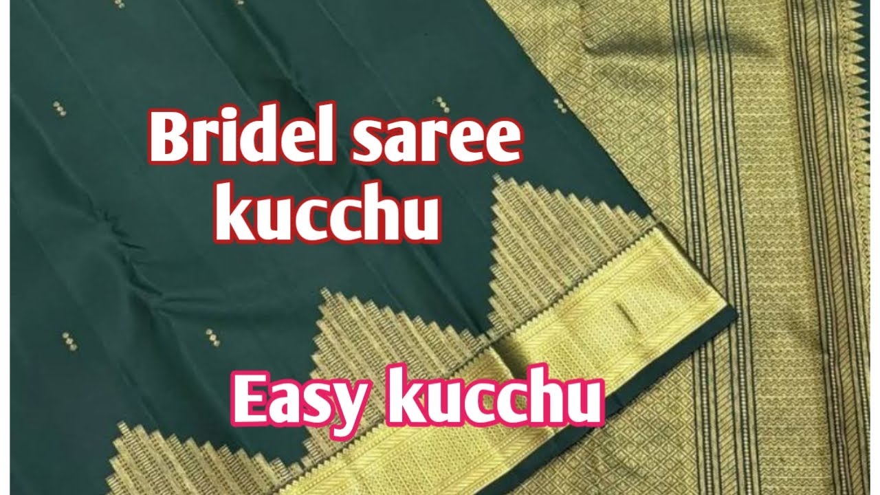 ಸೀರೆ ಕುಚ್ಚು #Bridel krosha kucchu # Easy saree  kucchu