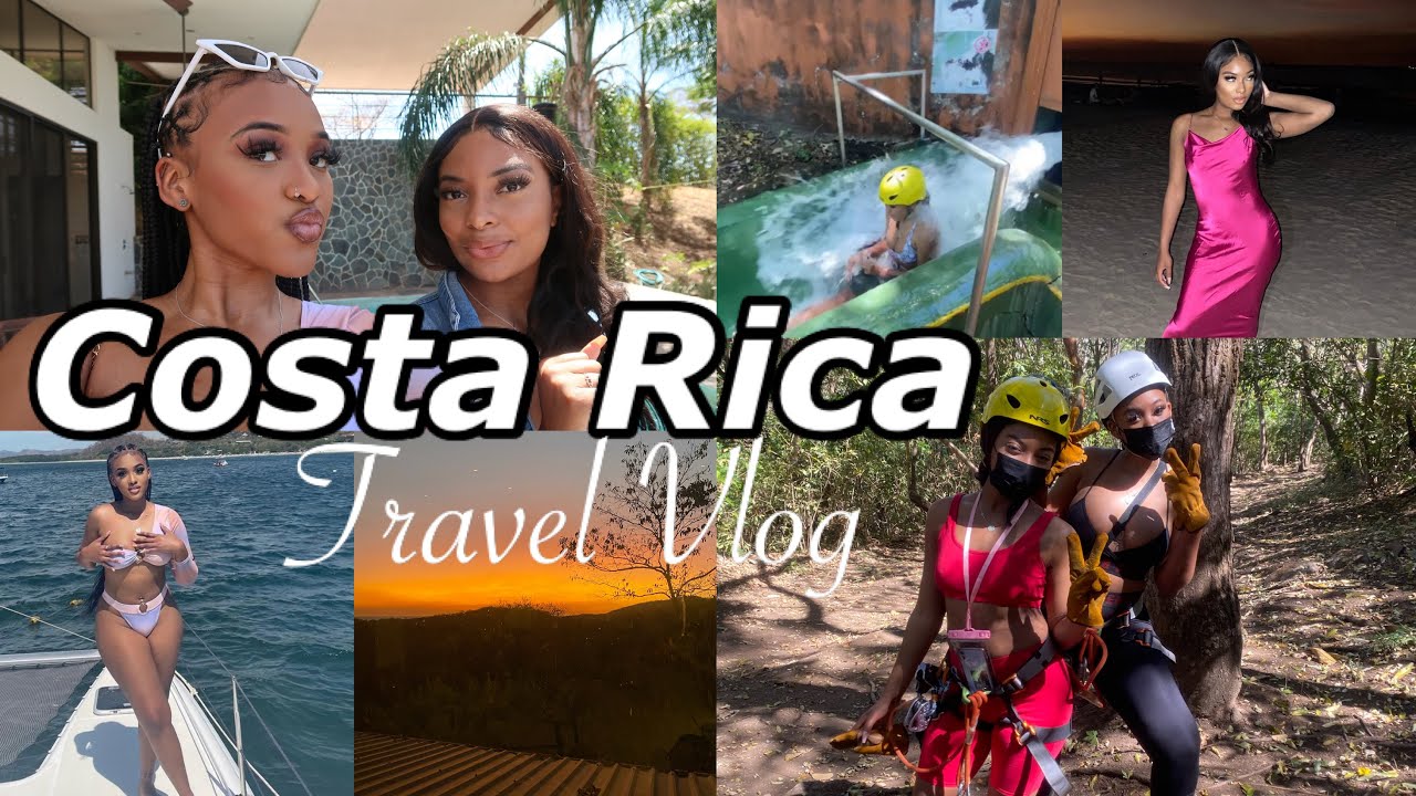 COSTA RICA TRAVEL VLOG | HOT SPRINGS + SUNSET CRUISE + MORE | GIRLS/E'S BDAY TRIP 2022 | BRI & E
