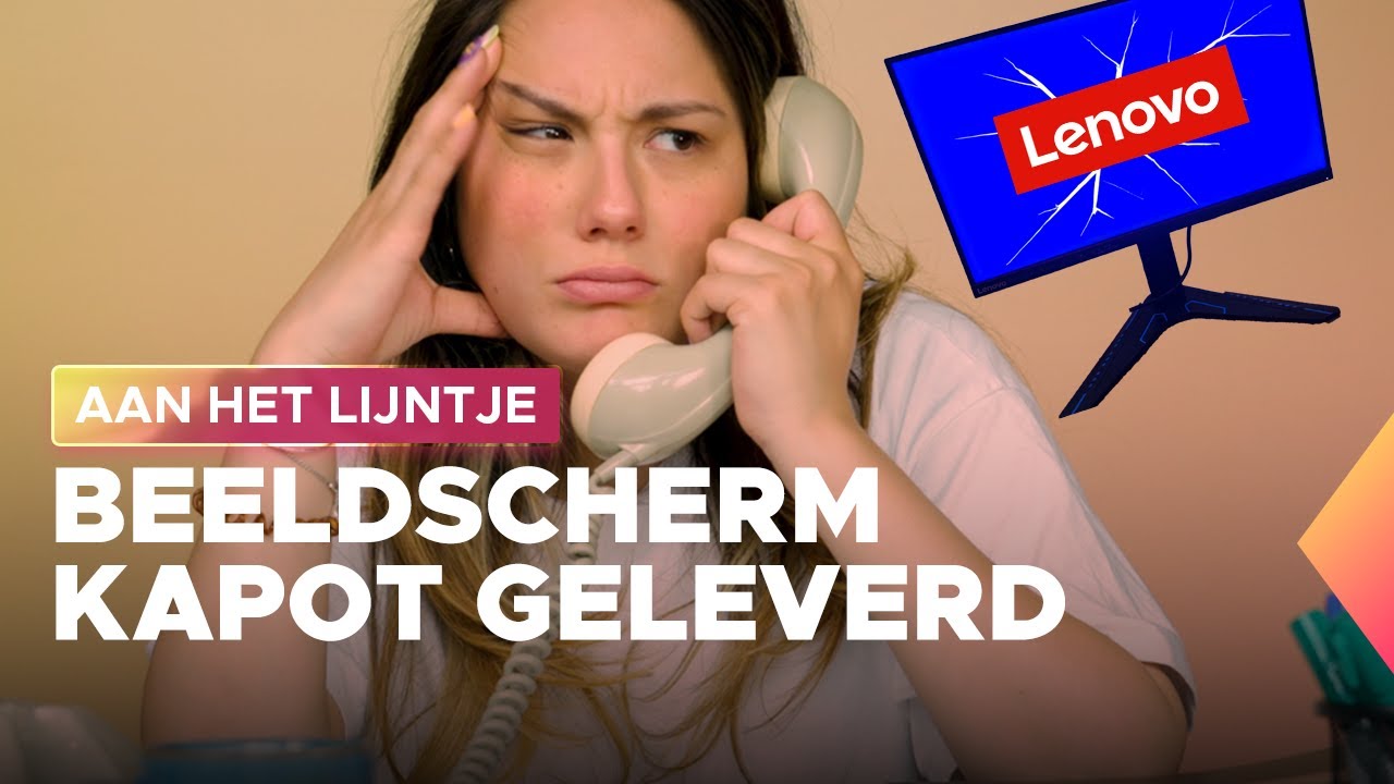 Lenovo levert een kapotte monitor en lost het probleem maandenlang niet op | Aan Het Lijntje