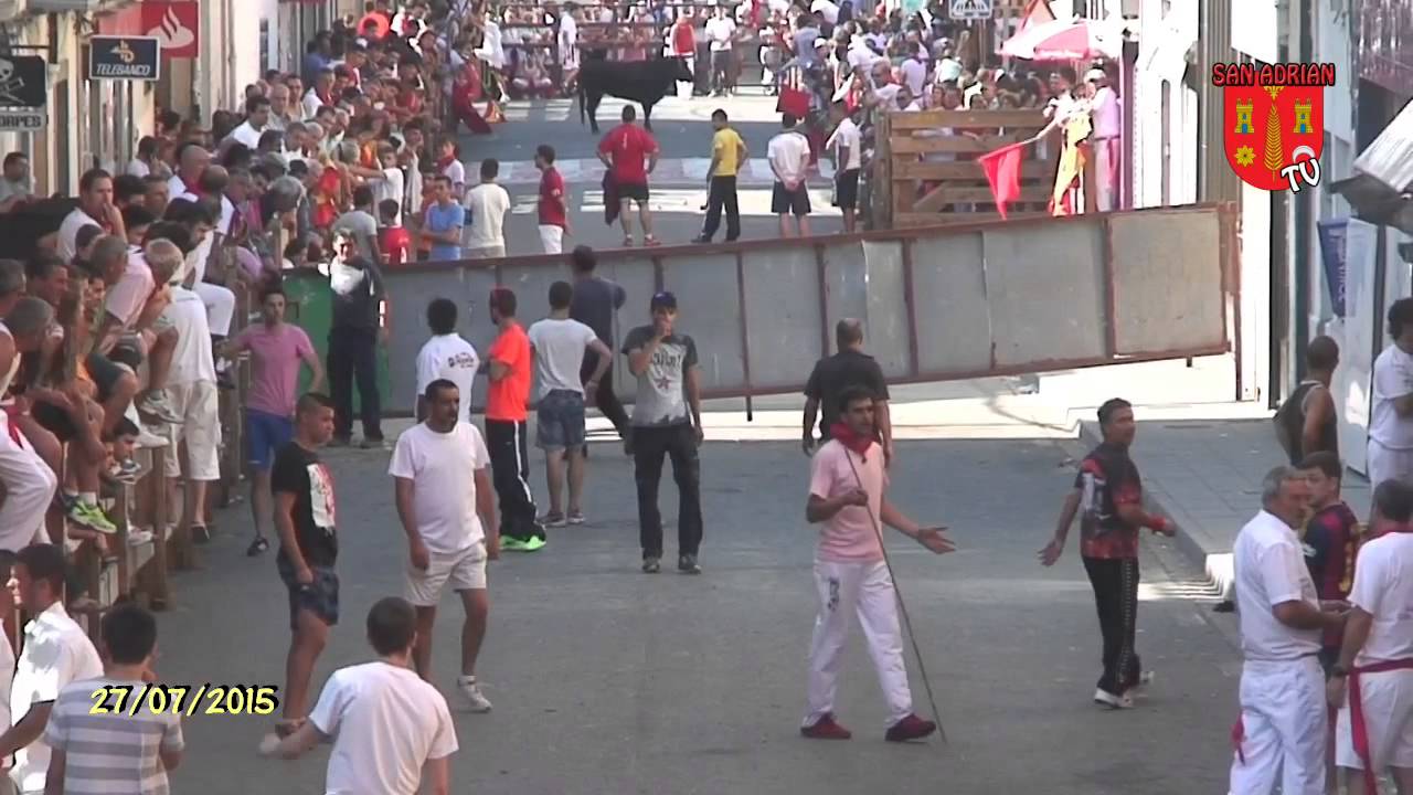 Tv San Adrian   27 07 2015   Encierro