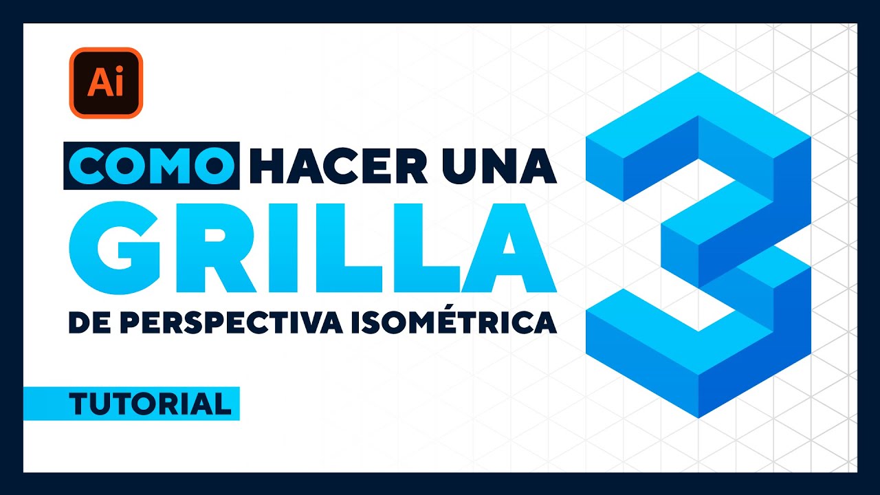 Cómo HACER una GRILLA con Illustrator | Grilla ISOMÉTRICA en Illustrator | ILLUSTRATOR Tutorial