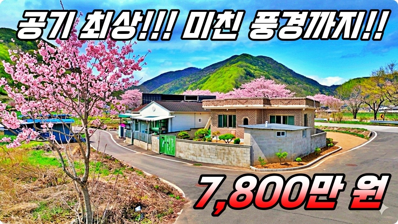(NO.880)미친 풍경을 가진 공기 최상의 시골집!!! 하이하이TV 의령