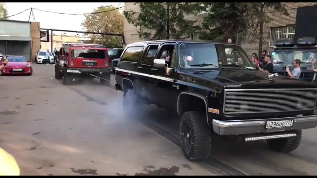 HUMMER H2 vs SUBURBAN: перетягивание каната