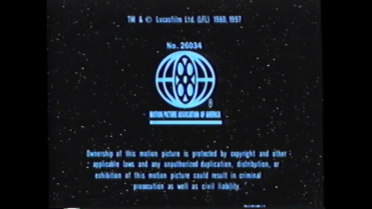 The Empire Strikes Back (1997 VHS Closing)