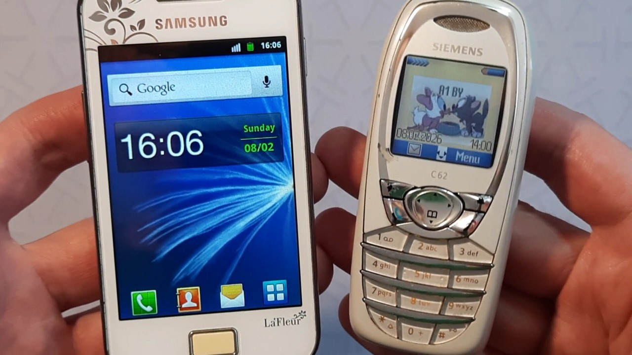 Incoming call & Outgoing call at the Same Time Siemens C62 + Samsung Galaxy Ace