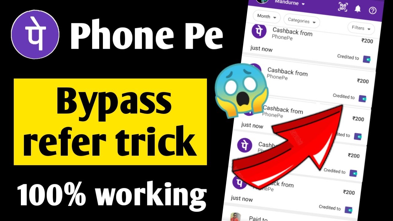 Phonepe Unlimited Refer Trick