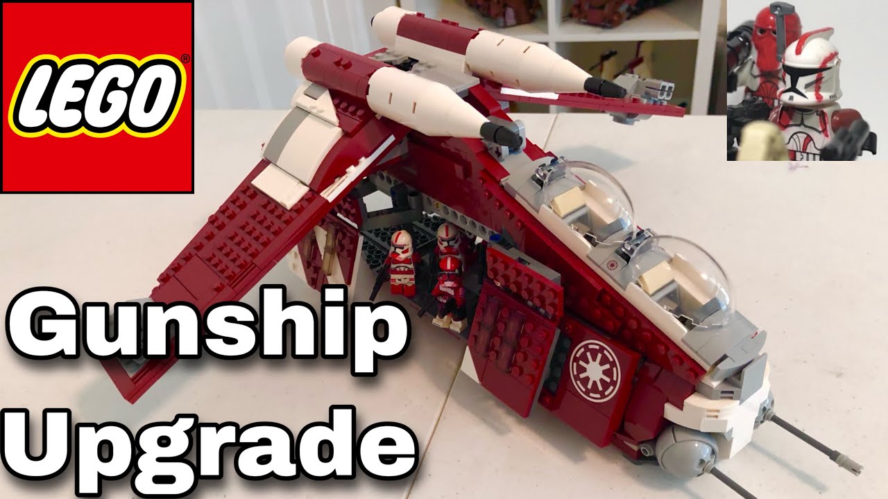 How to UPGRADE The Coruscant Guard Gunship - 2023 LEGO Set Modifications
