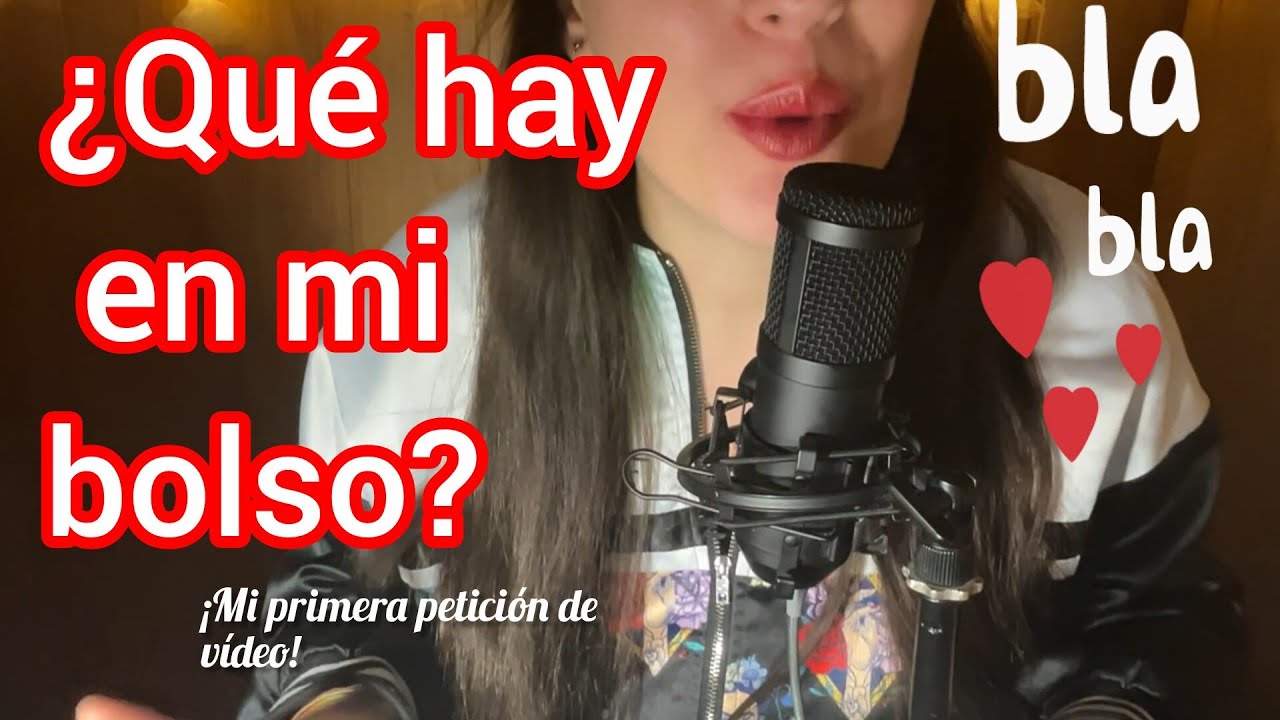 ASMR: ¿QUÉ HAY EN MI BOLSO? (Petición de @yomisma4839)