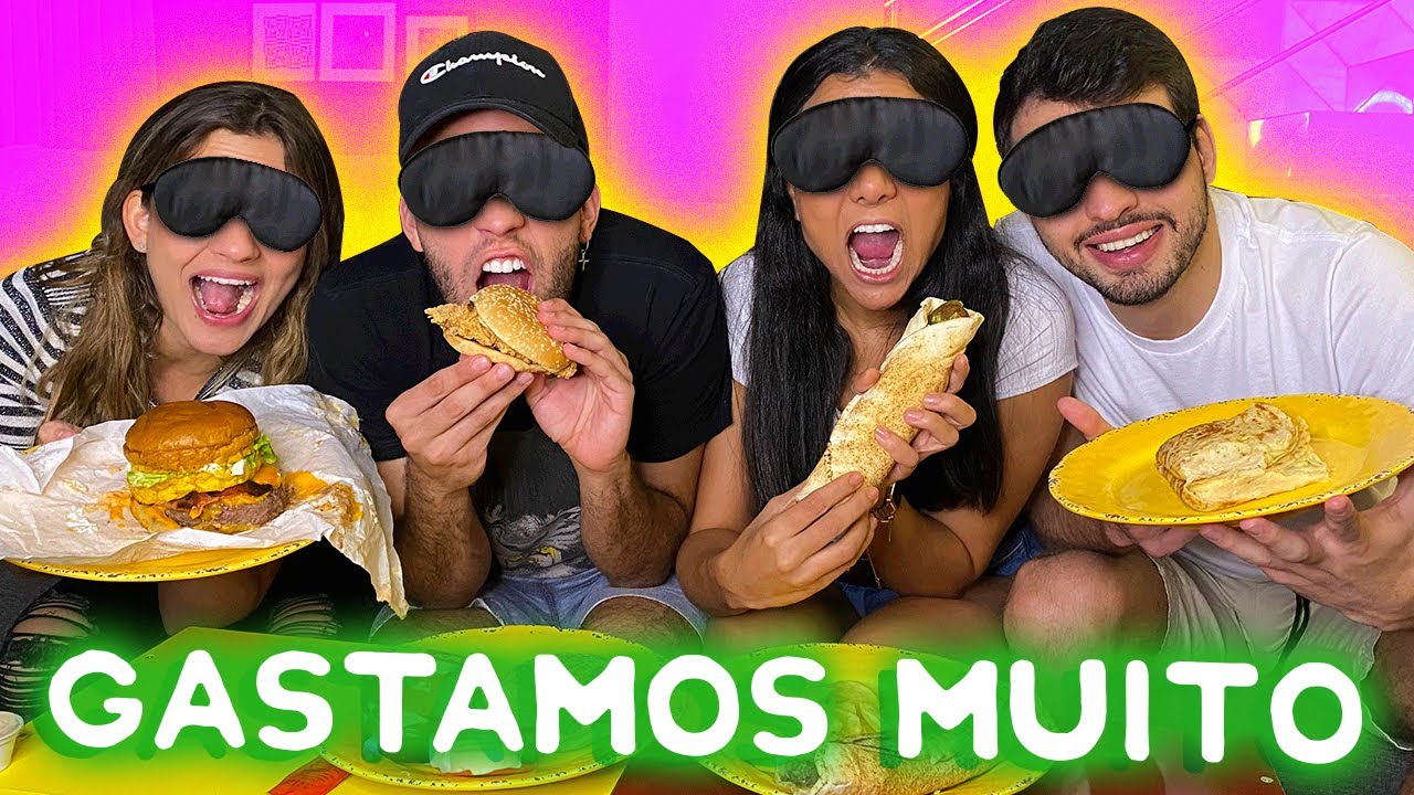 PEDIMOS COMIDA ONLINE VENDADOS!!!