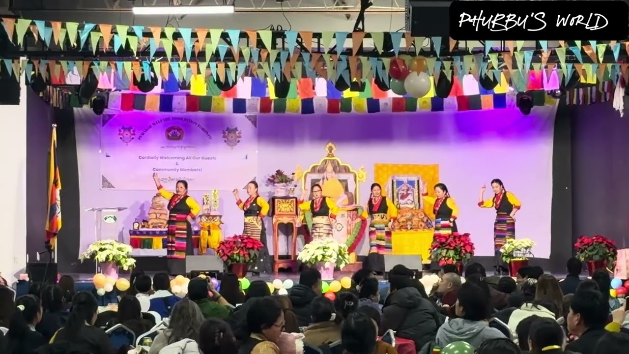 Dance by ama ba group during Sonam losar celebration 2026.