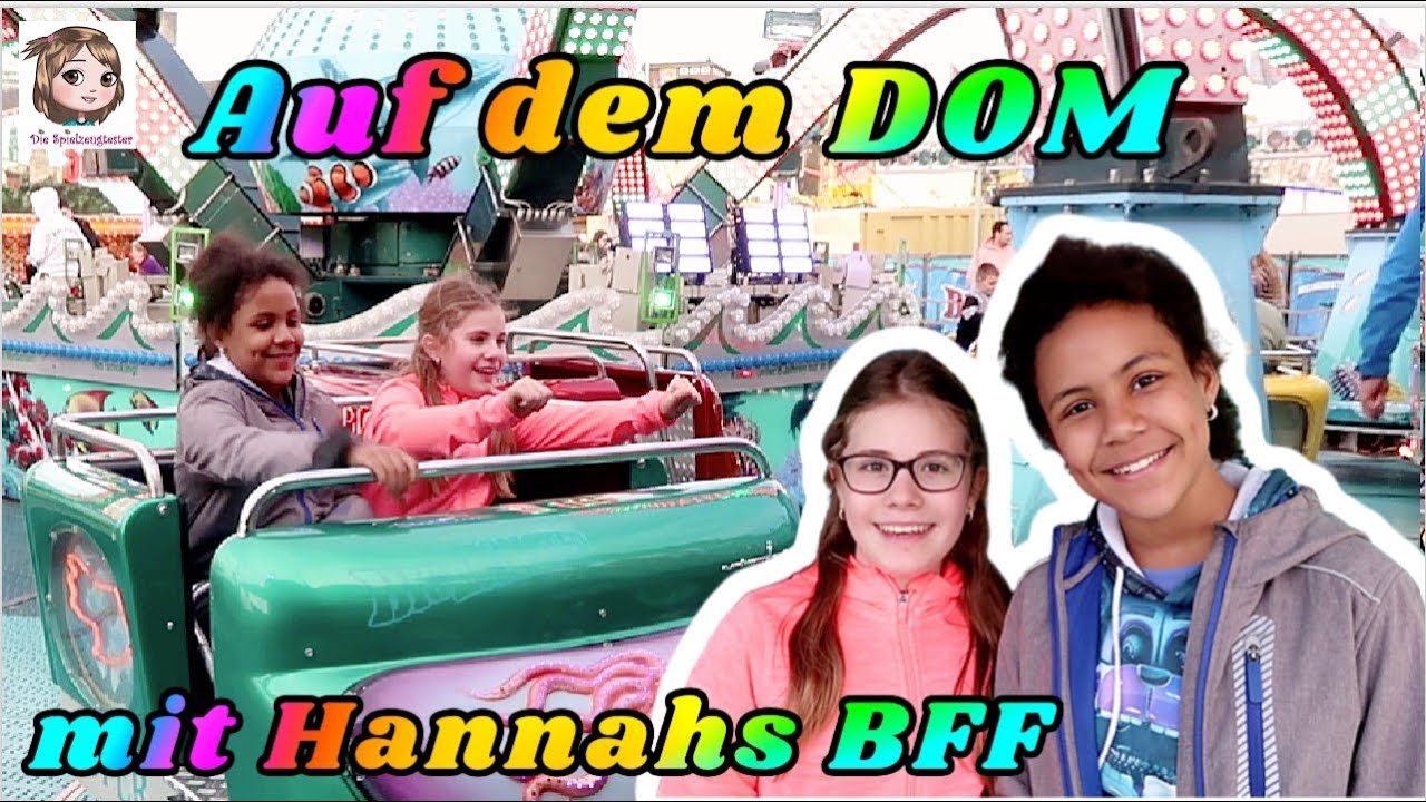HANNAH UND IHRE BFF AUF DEM HAMBURGER FRÜHLINGS-DOM 🎡 Erstes Mal Breakdancer und Rotor 😱 Jahrmarkt