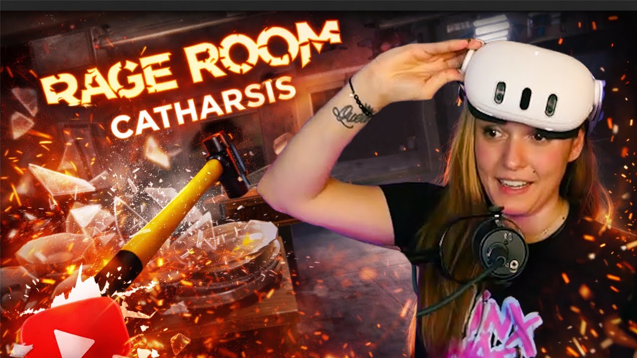 Rozmlátila jsem VŠECHNO ve VR Rage Room 😡