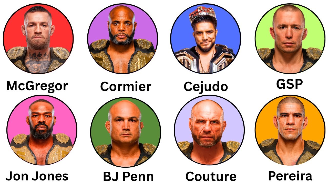Все двукратные чемпионы UFC: 10 минут
