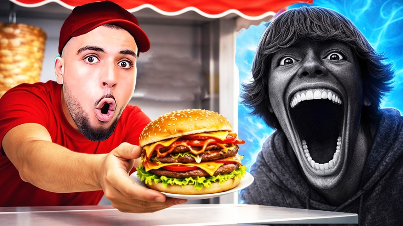 J'AI SERVI UN BURGER A 67 ! Il devient FOU sur ROBLOX !