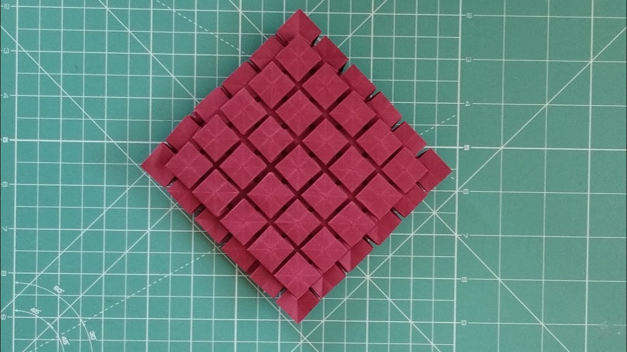Multi square origami tessellation | DIY | Tutorial
