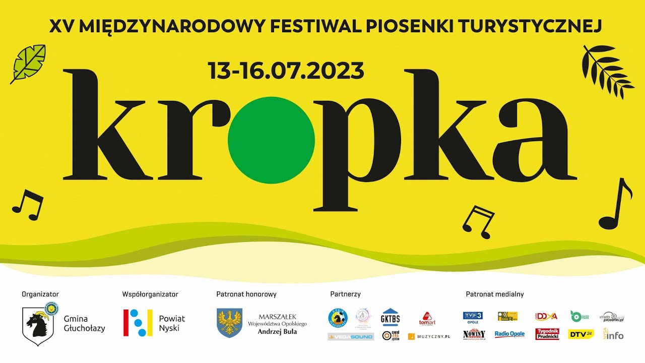 Kropka 2023 - TRAMPSKA HUDBA,  niedziela 16.07.23