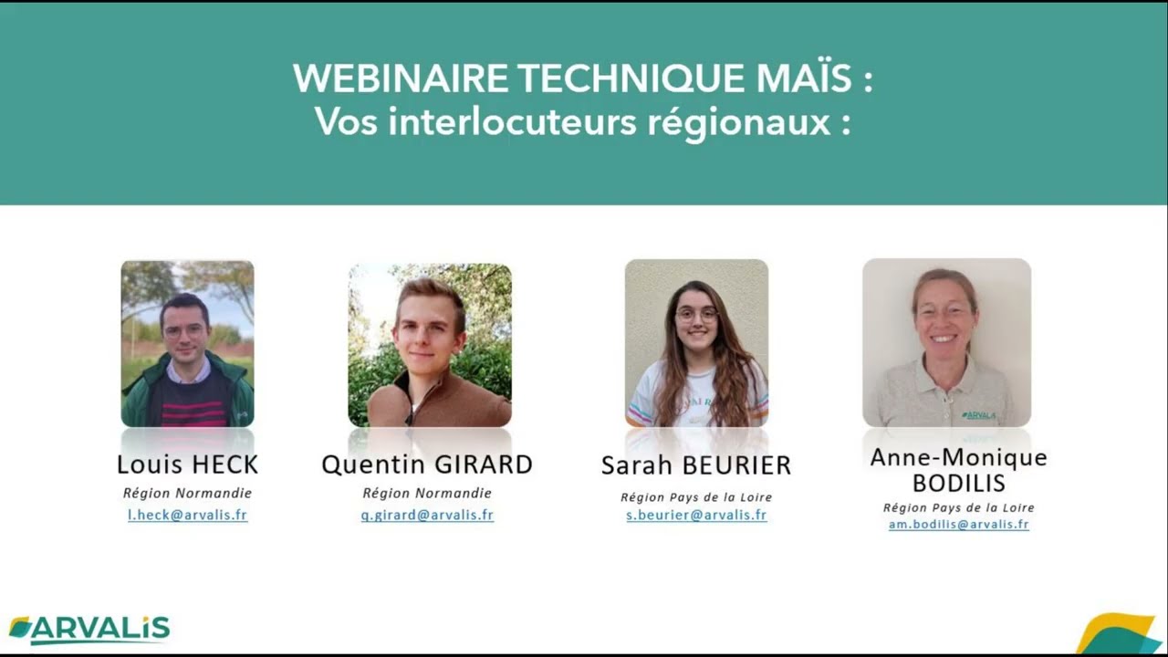 Webinaire PdL/Normandie, optimiser la conduite du maïs : l’essentiel pour la prochaine campagne