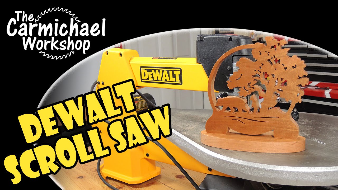 Dewalt DW788 Scroll Saw Unboxing and Bear Project
