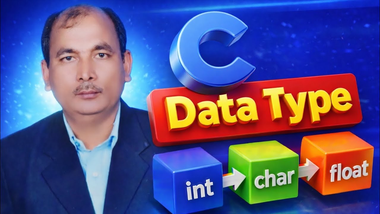 C Programming Data Types Tutorial | int, char, float Explained