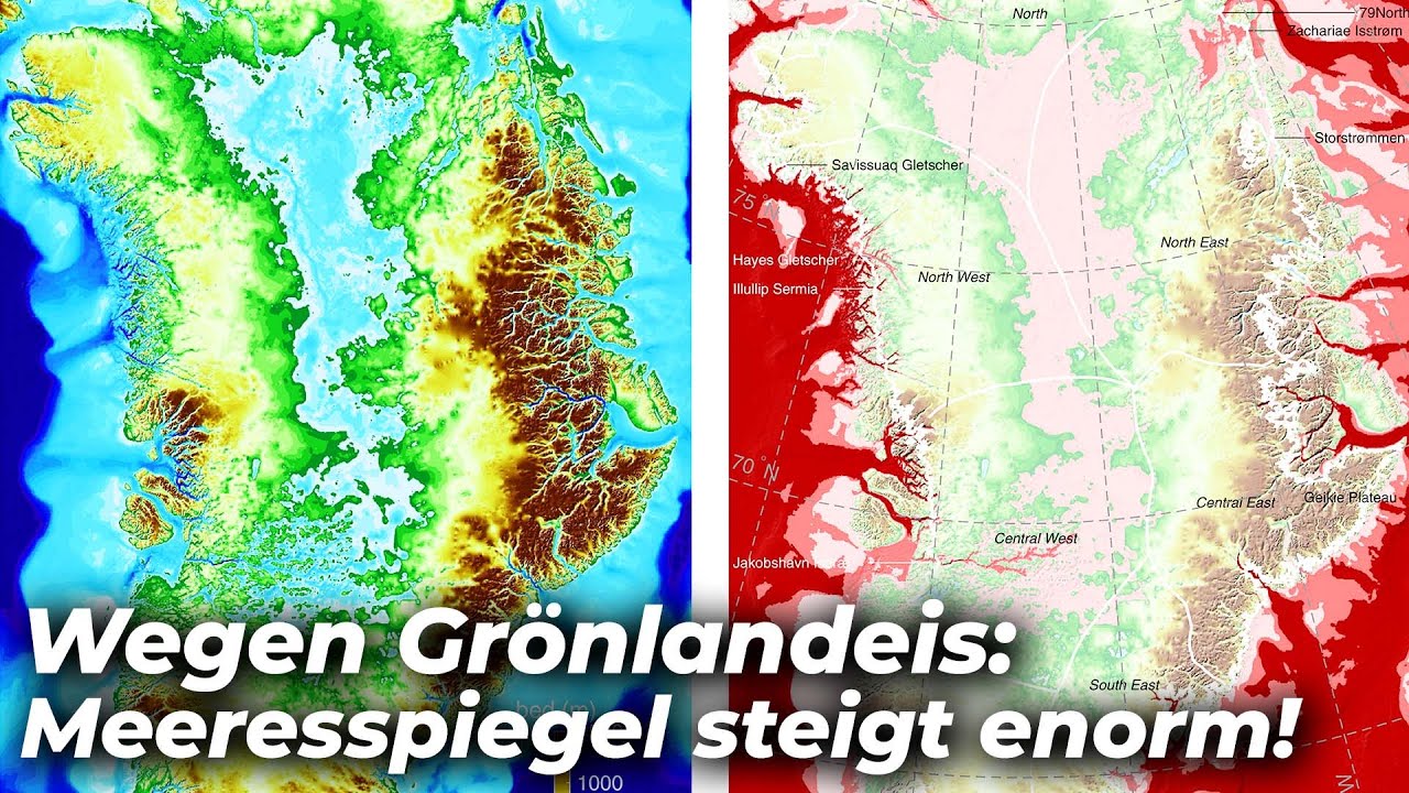 Schmelzendes Grönlandeis könnte weltweiten Meeresspiegel um 20 Zentimeter anheben! - Clixoom nature