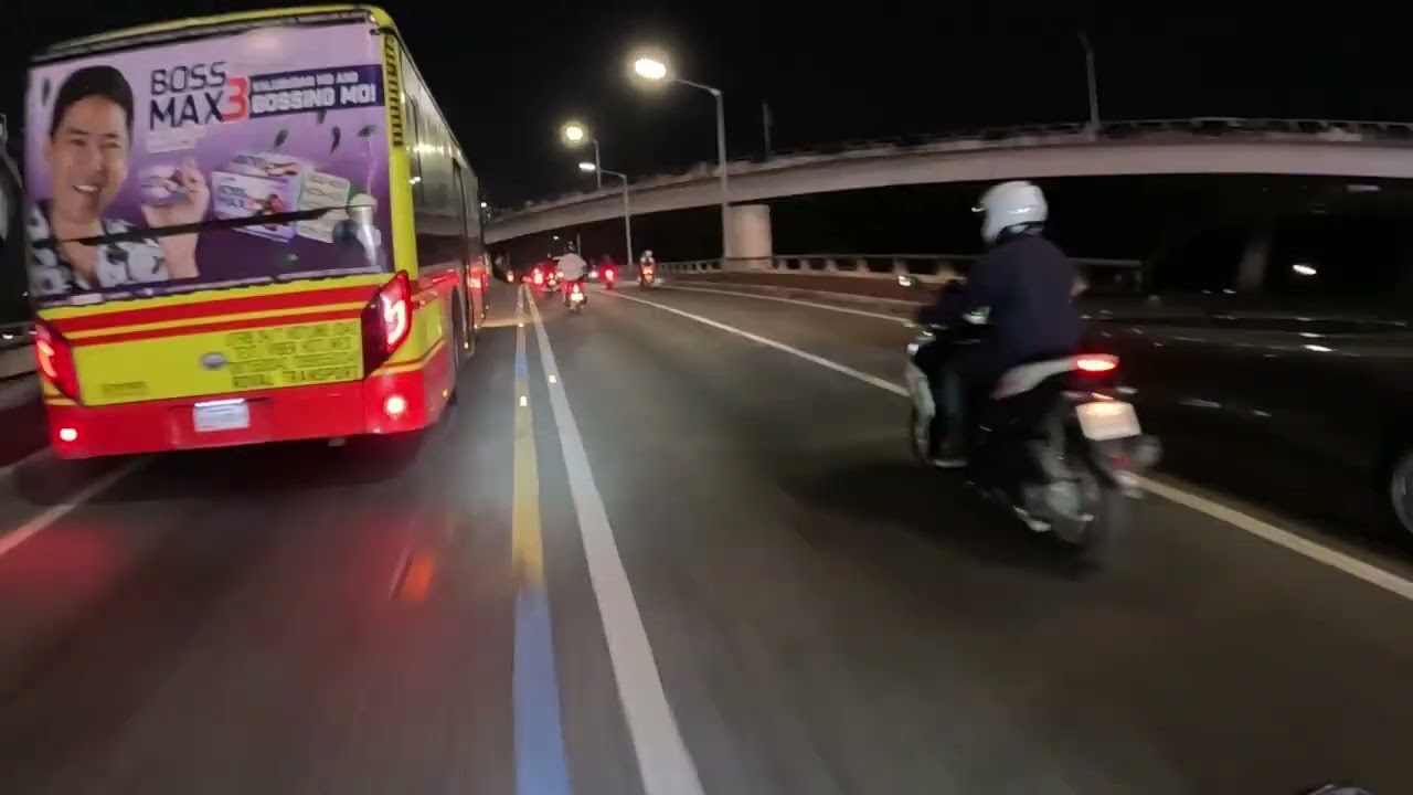 Night ride sa gabi