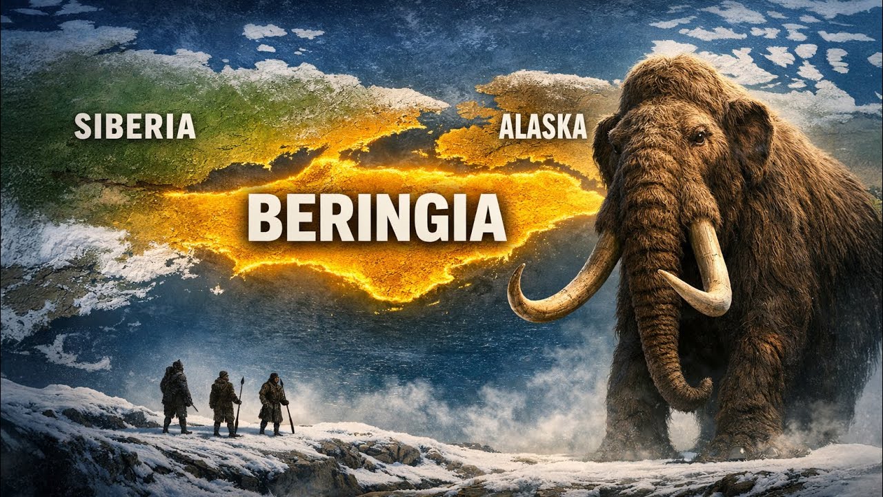 Beringia: The Lost Continent Where Humans Walked With Mammoths (AI Reconstruction)