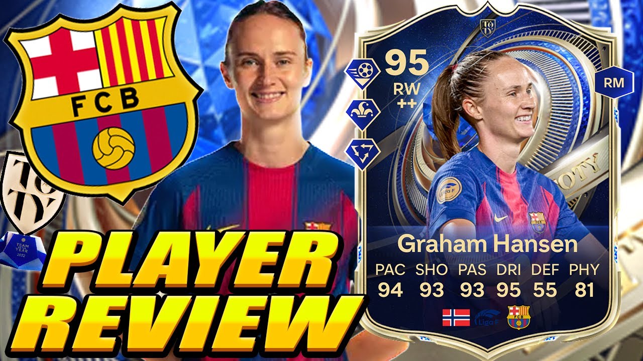 She IS UNSTOPPABLE OUT WIDE&hellip; ⚡🔥 95 TOTY 12th Man Hansen Review! 95 Hansen Team of the Year Review!