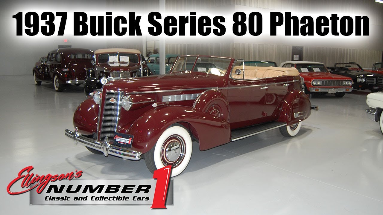 1937 Buick Series 80 C Phaeton Convertible at Ellingson Motorcars in Rogers, MN