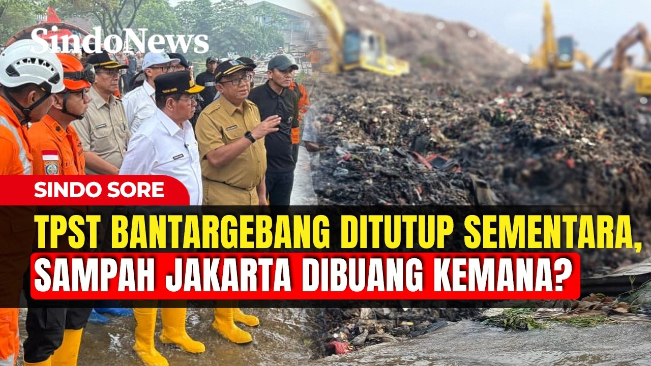 Pramono Anung Tinjau Lokasi Longsor TPST Bantargebang | Sindo Sore | 09/03