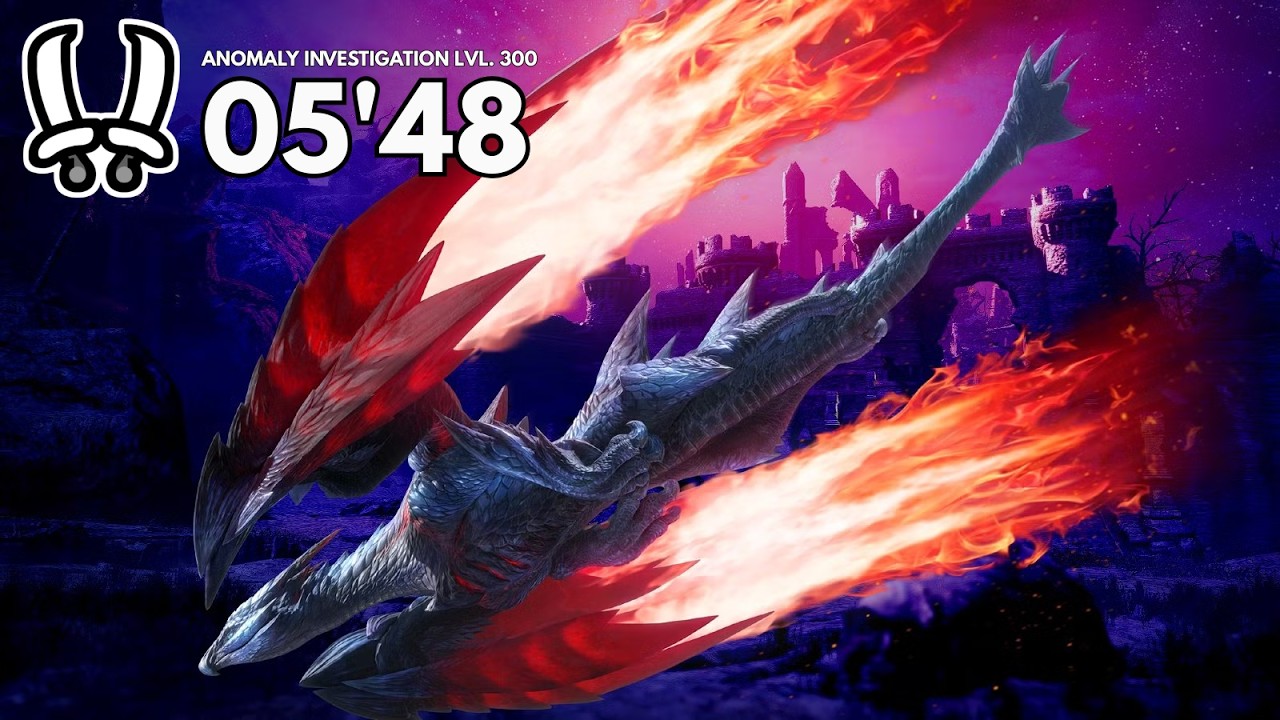MHR:Sunbreak | Lvl. 300 Risen Crimson Glow Valstrax | 05'48 Dual Blades