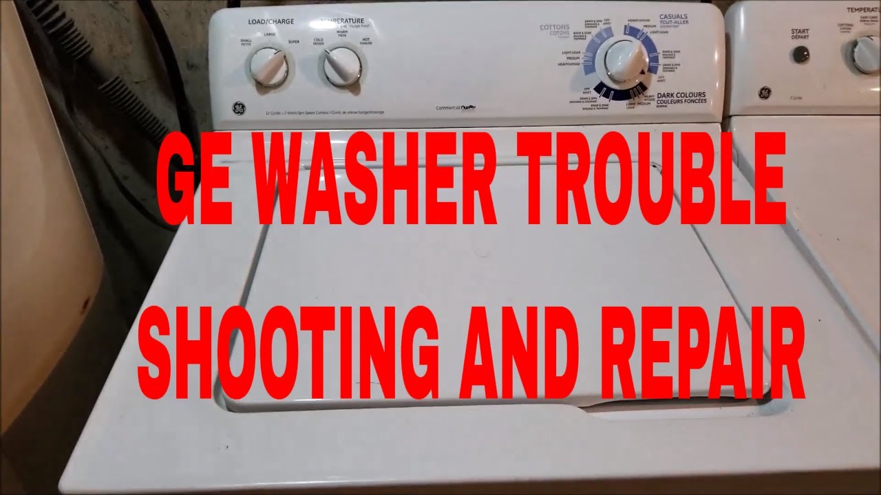 HOW TO FIX YOU  GE WASHING MACHINE IF IT WILL NOT AGITATE
