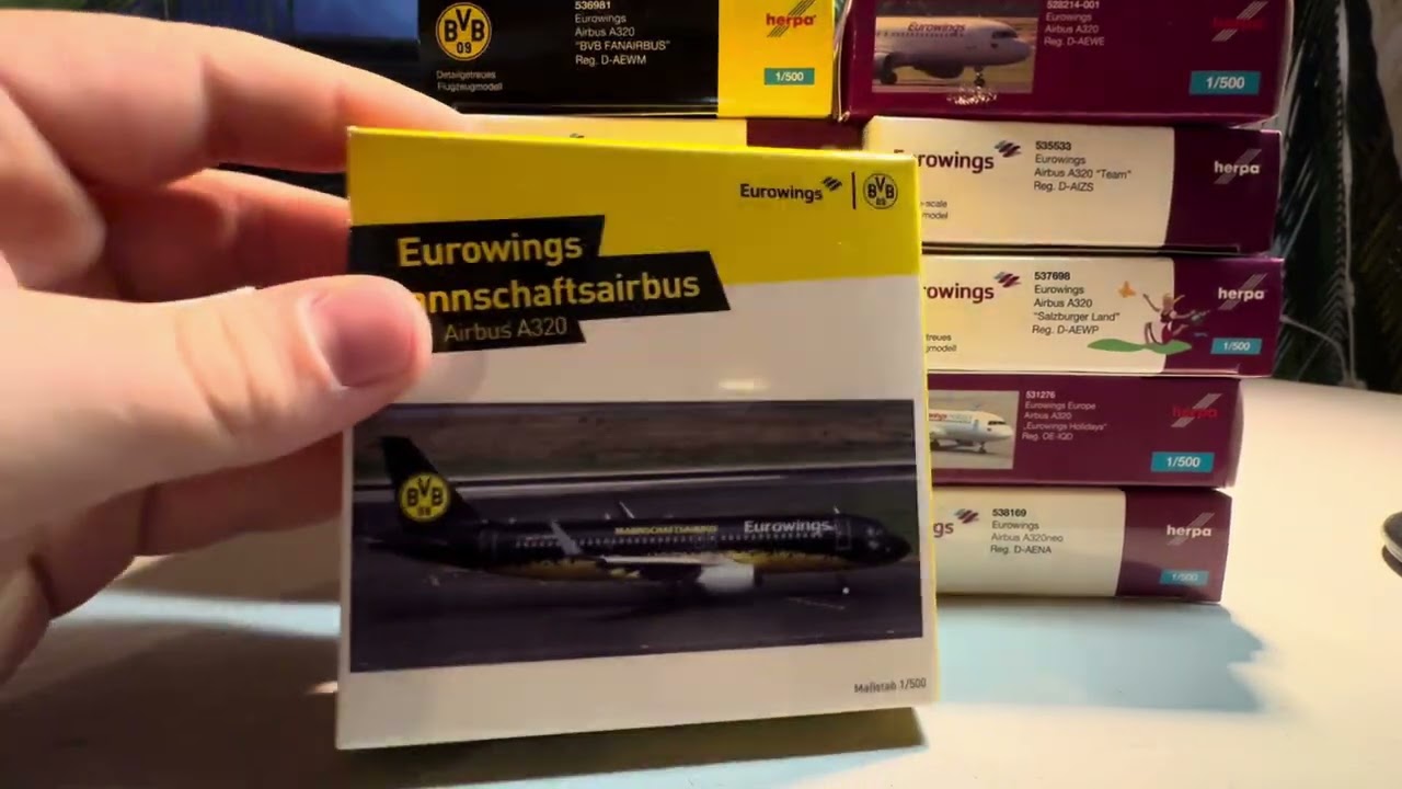 Herpa Wings Airplanes my Fleet Part 2. Austrian,EW,Discover,Swiss and ITA