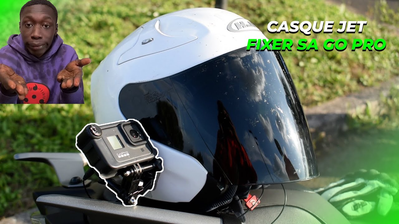 Tuto : mettre sa go pro sur un casque jet ( arai hjc ... ) + micro !!