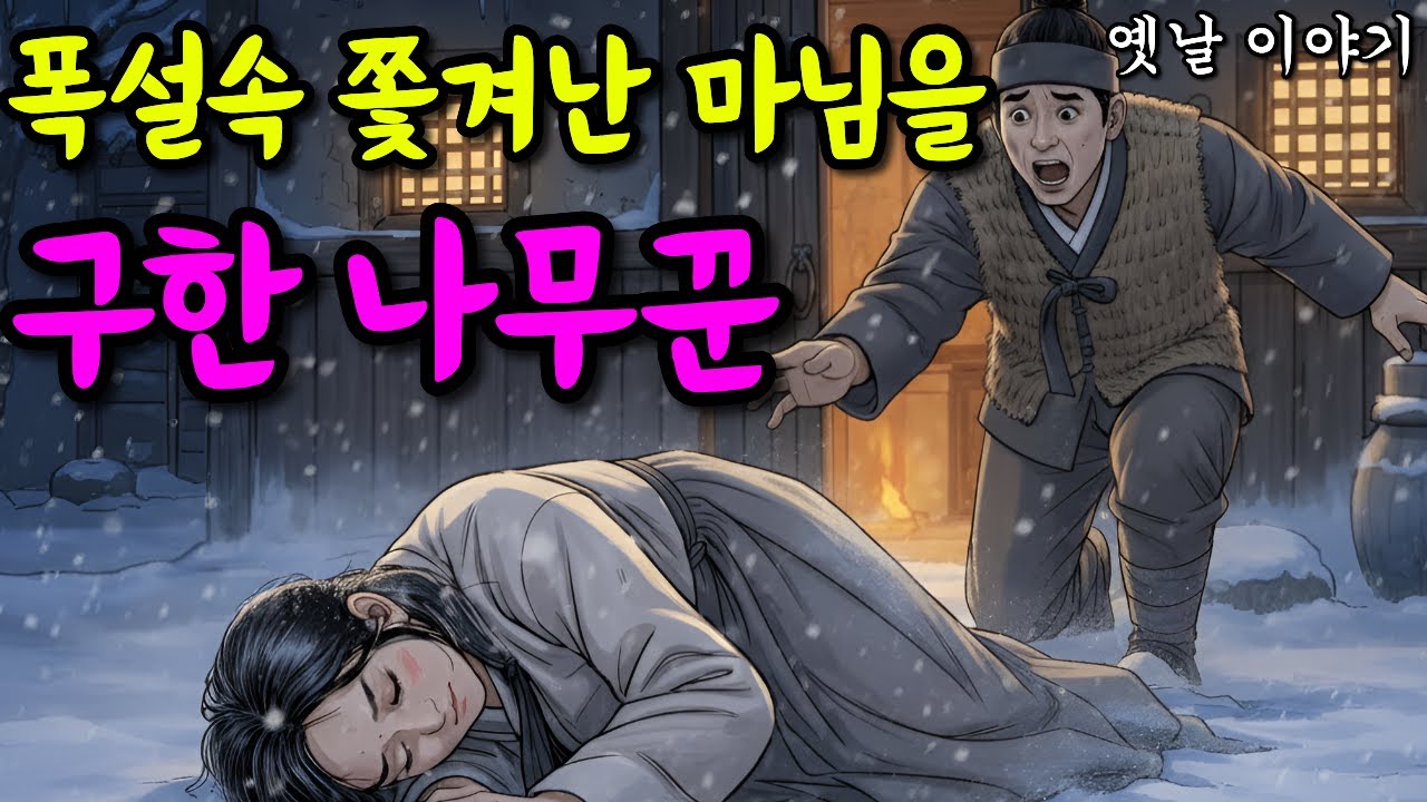 폭설 속 쫓겨난 마님을 구한 나무꾼 | 옛날이야기·야담·민담·전설·설화