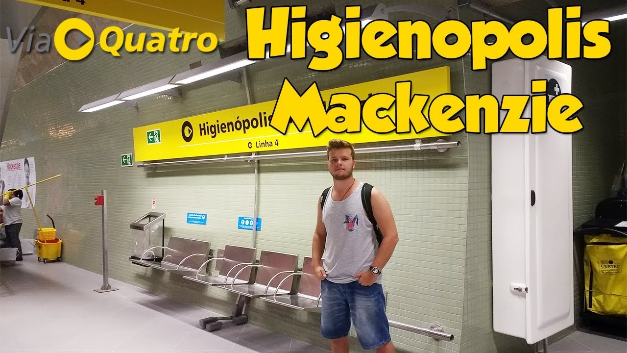 LINHA 4 AMARELA METR&Ocirc; - Esta&ccedil;&atilde;o Higien&oacute;polis Mackenzie (INTERNO)