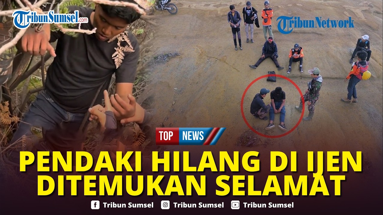 🔴Pendaki yang Hilang di Gunung Ijen Ditemukan Selamat di Area Tebing Curam, Kondisinya Lemas