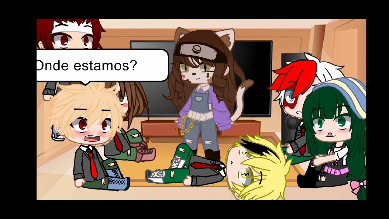bnha reagindo a deku vilão (ver descrição)