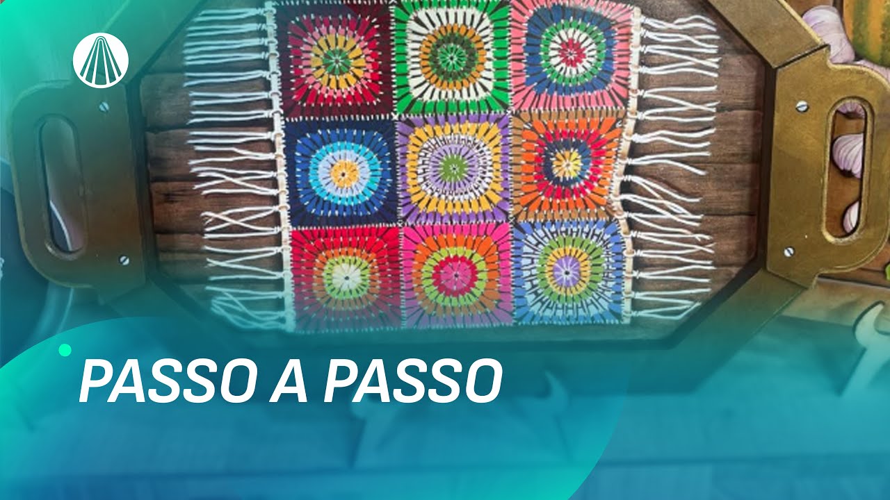 Aprenda uma pintura Square na bandeja de MDF | Faça Você Mesmo