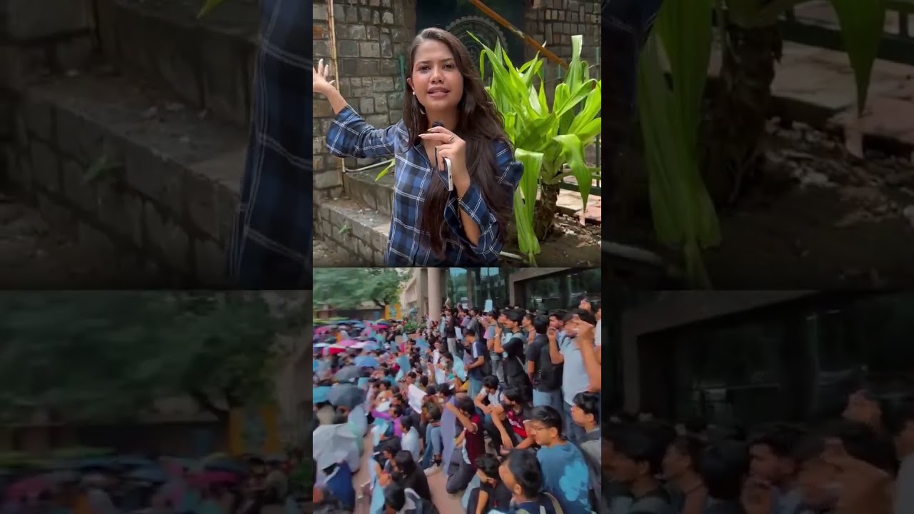 IIT Delhi Students Protest After Student De@th #peektv #news #protest #delhi #peekonground