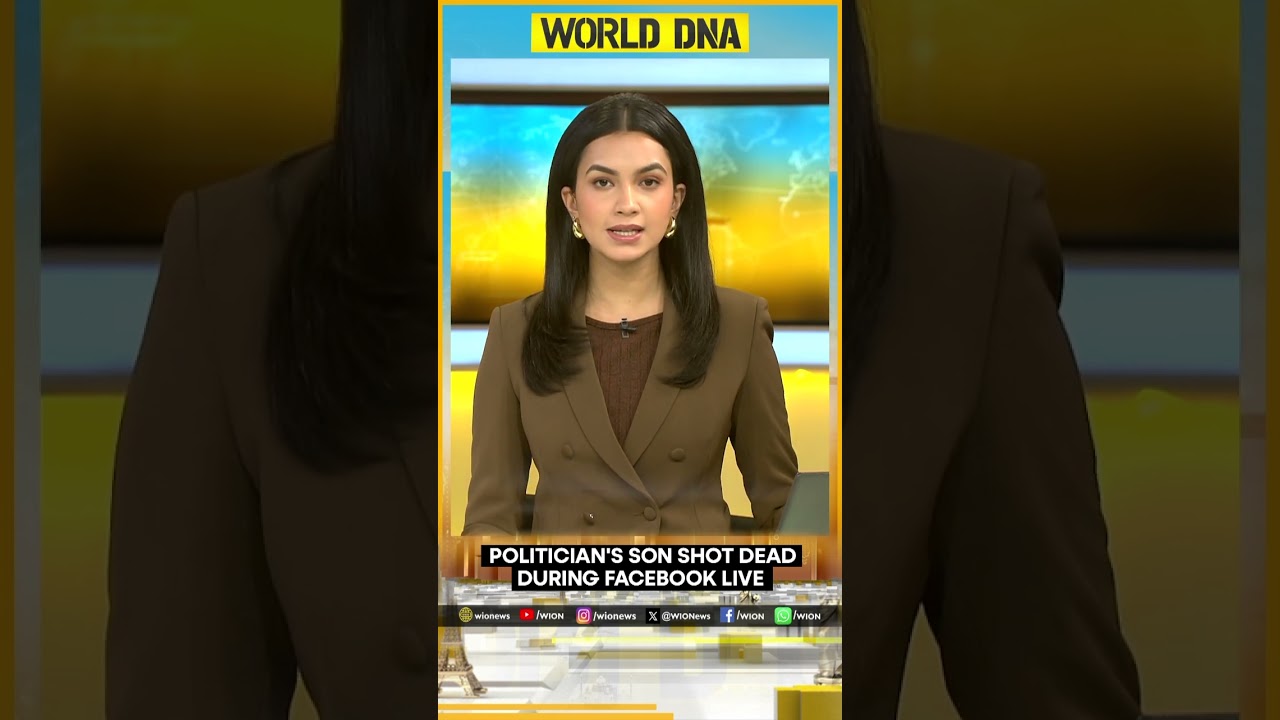 Politician's son shot dead during Facebook live | World DNA | WION