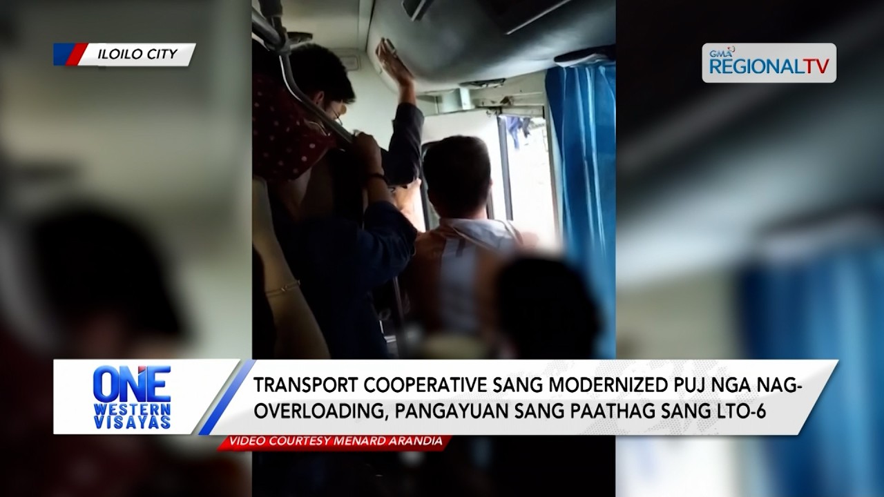 Transport cooperative sang modernized PUJ nga nag-overloading, ginapasabat | One Western Visayas