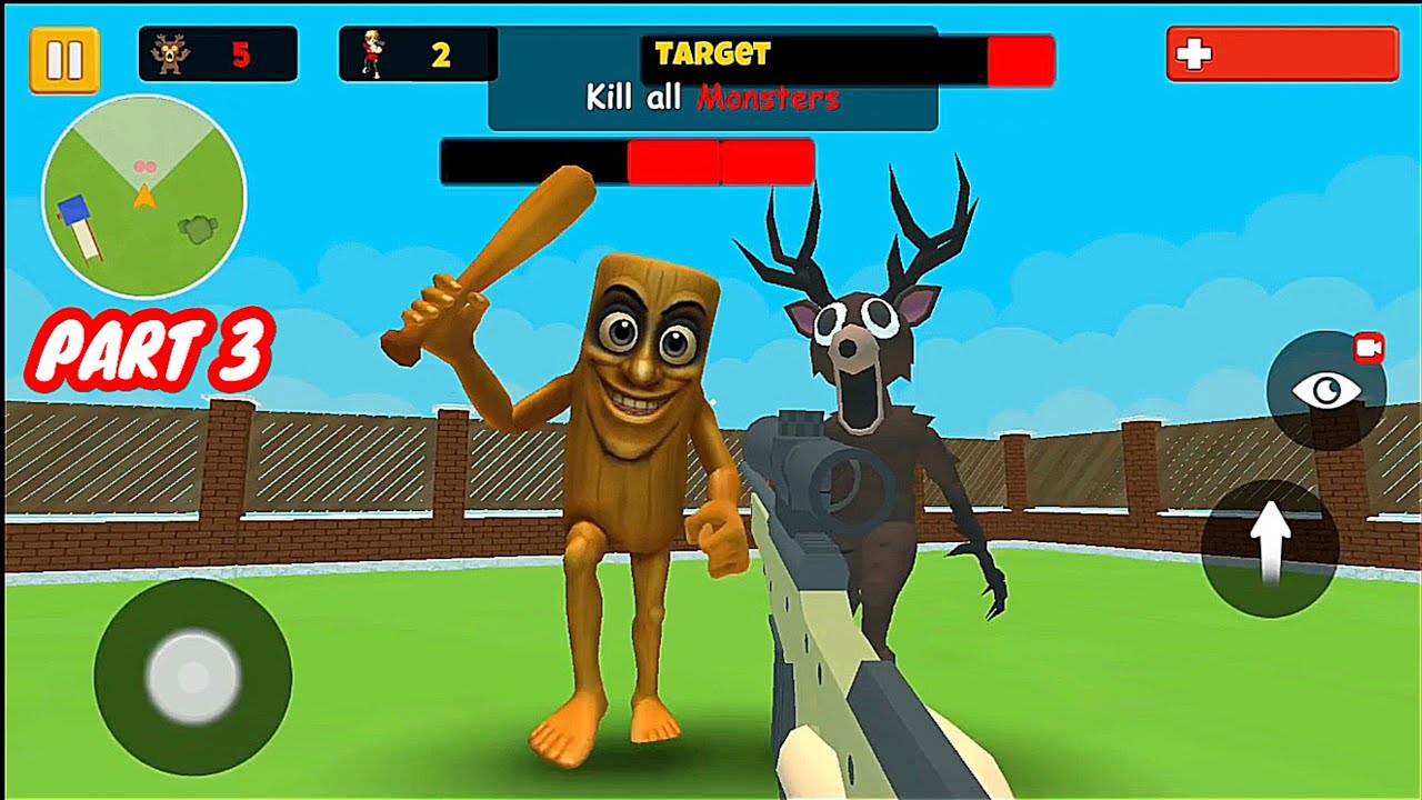 Monster shooting survival part 3 gameplay
